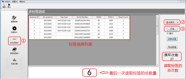 RFID讀寫(xiě)器標(biāo)簽測(cè)試